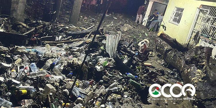 Fuertes lluvias sorprenden sectores de Ocoa; autoridades y comunitarios piden declararlos en estado de emergencia