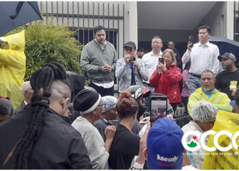 Senador y Comerciantes Chinos entregan alimentos a familias afectadas en Ocoa