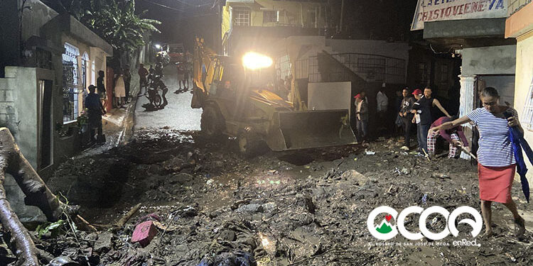 Fuertes lluvias sorprenden sectores de Ocoa; autoridades y comunitarios piden declararlos en estado de emergencia