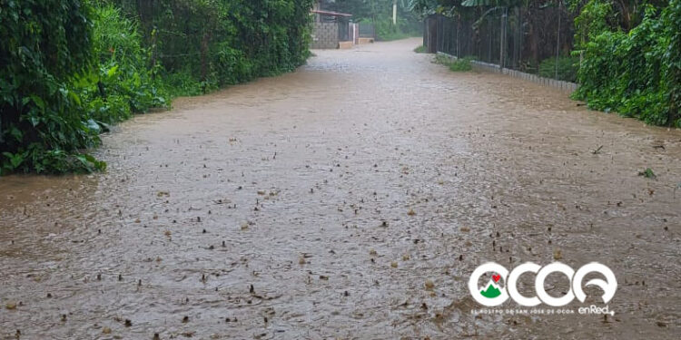 Fuertes lluvias provocan daños en comunidades de San José de Ocoa