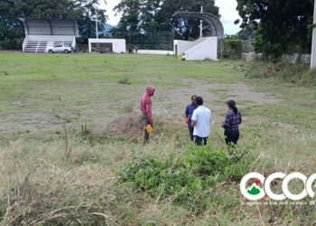 VIDEO |Reinician los trabajos de terminación del play de softball de Sabana Larga