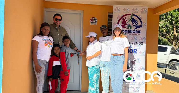 Dominican Noble Foundation entrega la vivienda No. 58 en  Ocoa