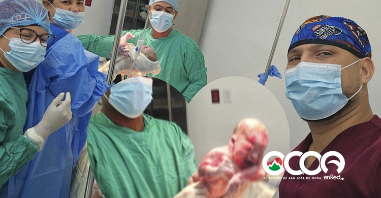 A las 8:20 de la mañana nació el primer ocoeño del 2026,  un peso de 8.9 libras y en perfecto estado