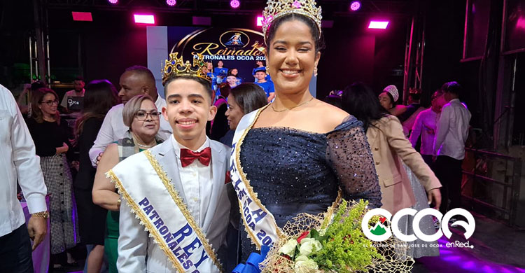 Grey Nathalia Lara y Francis Miguel Feliz son la Reina y el Rey de las Patronales Ocoa 2026