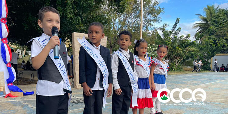 Escuela Altagracia Irma Brito conmemora el 182 aniversario de la Independencia Nacional