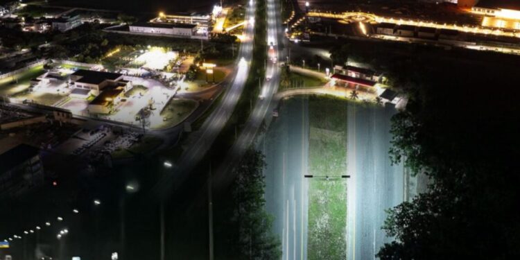 RD Vial ilumina 200 kms de carreteras con energía solar, logrando 20% reducción accidentes nocturnos