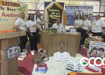 Estudiantes de la Escuela Santa Báez brillan en concurso de lectura