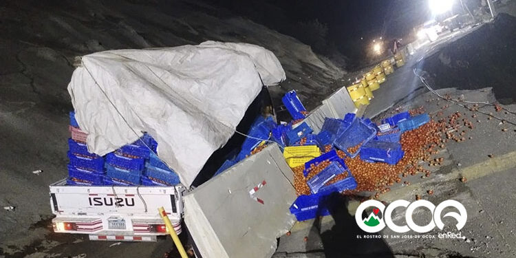 Emergencia vial en Ocoa: recomiendan usar ruta Rancho Arriba–Piedra Blanca