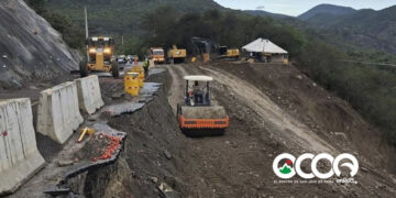 Obras Públicas busca solución definitiva a deslizamientos en carretera de Ocoa