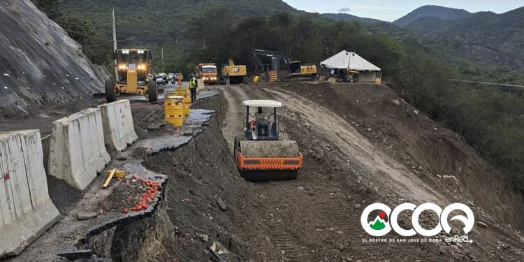 Obras Públicas busca solución definitiva a deslizamientos en carretera de Ocoa