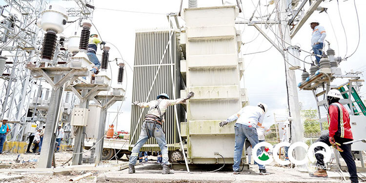 Edesur Dominicana instala transformador de potencia en subestación Cruce de Ocoa