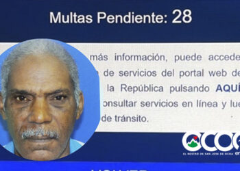 Anciano de 68 años nunca ha sido fiscalizado y aparece con 28 multas de la DIGESETT