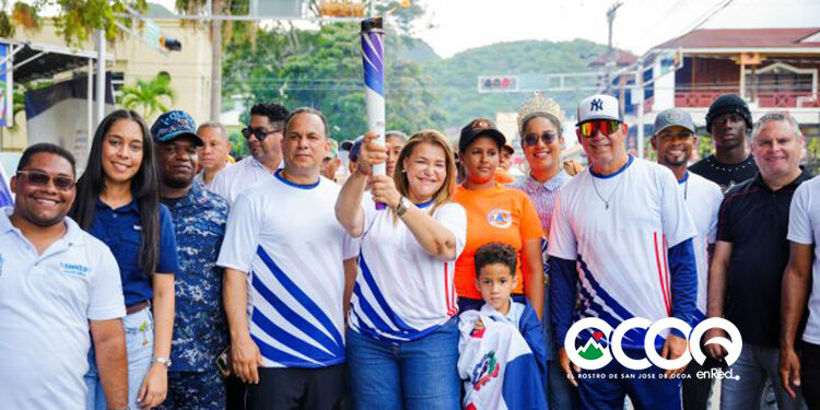 Ocoeños reciben antorcha de los Juegos Centroamericanos y del Caribe 2026