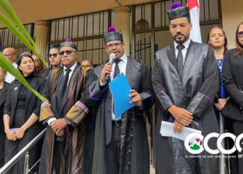 Servidores judiciales de Ocoa se suman a paro nacional por dignidad laboral