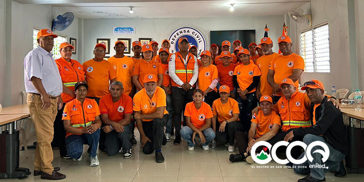 Defensa Civil de Ocoa fortalece preparación ante la temporada ciclónica con reunión y capacitación