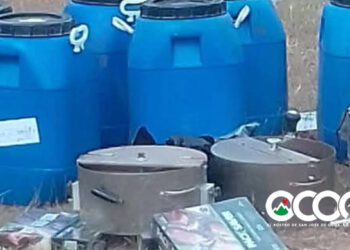 Autoridades desmantelan presunto laboratorio clandestino de drogas en zona fronteriza entre Azua y El Pinar