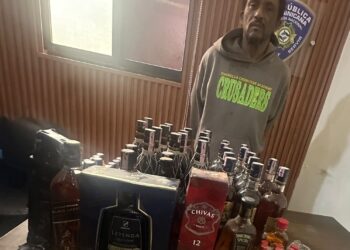 DICRIM recupera laptop y bebidas alcohólicas sustraídas en San José de Ocoa