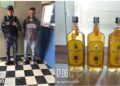 Policía Nacional detiene a hombre sorprendido intentando sustraer bebidas alcohólicas en supermercado de San José de Ocoa