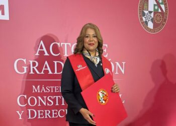 Legisladora ocoeña concluye maestría en Derecho Constitucional y Derecho Público avalada por universidad española